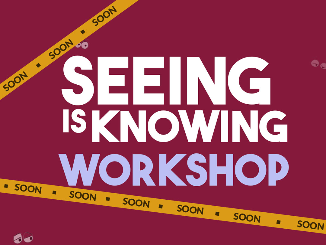 Seeing Is Knowing — a workshop series, coming soon.